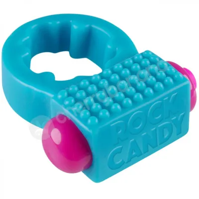 Rock Candy Atomic Sugar Grinder 3 Speed Vibrating Blue Cock Ring