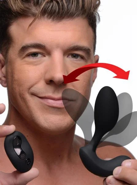 10X P-Flexer Prostate Stimulating Plug Black