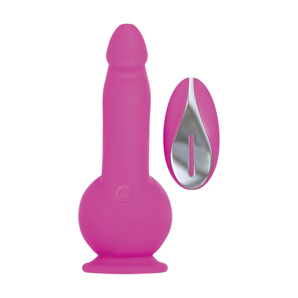 Ballistic Dual Stimulation Vibrating Suction Cup Dildo with Remote