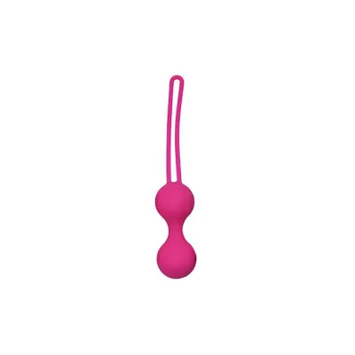Large Double Kegel Balls Fuchsia