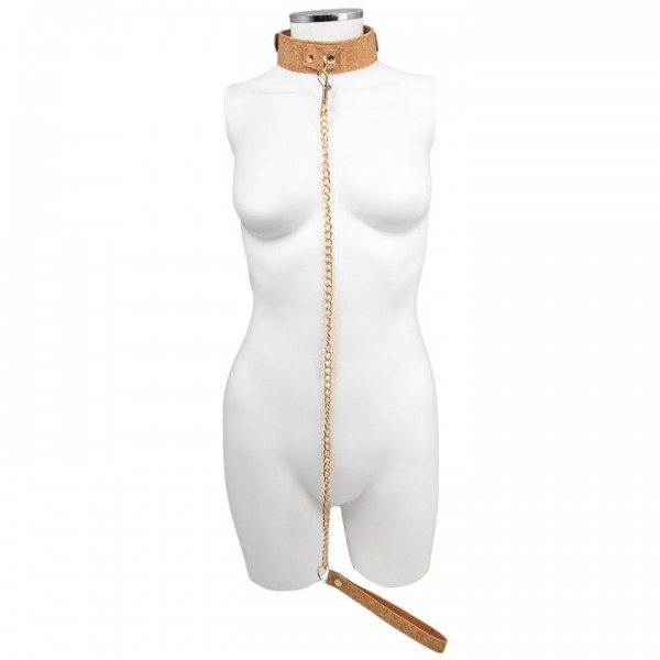 Bondara Luxe Bound To Nature Cork Collar And Leash
