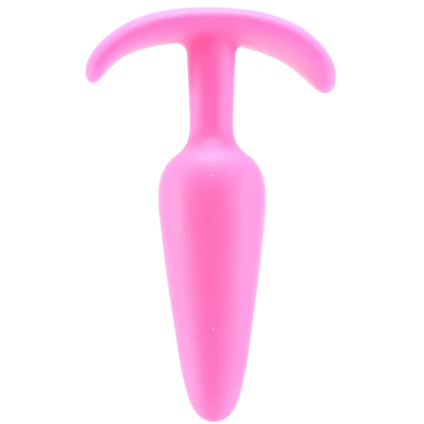 Mood Naughty Small Silicone Butt Plug by Doc Johnson - Pink