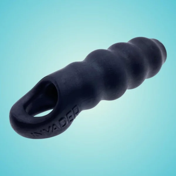 Oxballs Invader Cocksheath Penis Extender - Black Ice — image 9 of 18