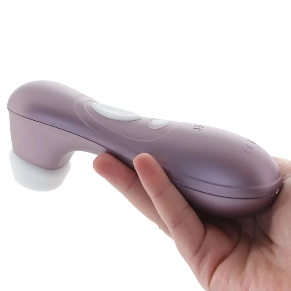 Satisfyer Pro 2 Pressure Wave Rechargeable Waterproof Silicone Clitoral Stimulator - Purple