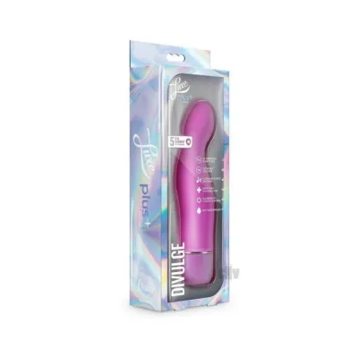 Luxe Plus Divulge Silicone Vibrator Purple