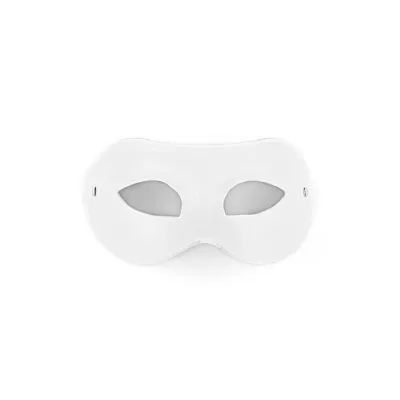 Eye Mask Pvc Imitation Leather White