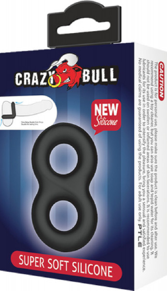 Super Soft Silicone Figure 8 Cockring
