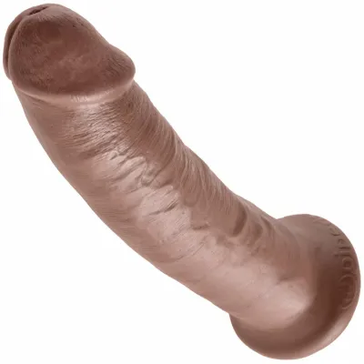 King Cock 9 Suction Cup Dildo Chocolate