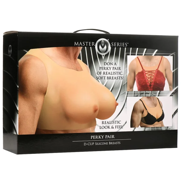 Master Series - Perky Pair D-Cup Silicone Breasts