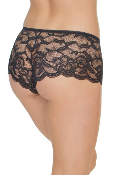 Coquette Daily Hustle Classic Black Boyshort