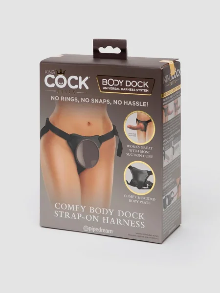 King Cock Elite Comfy Suction Cup Dock Strap-On Harness