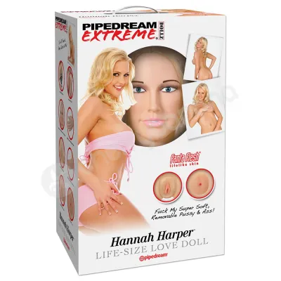 Pipedream Extreme Dollz Hannah Harper Life Size Love Doll