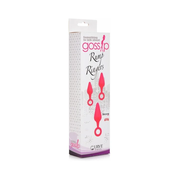 Gossip Rump Ringers Silicone Set Of 3 - Magenta — image 7 of 8