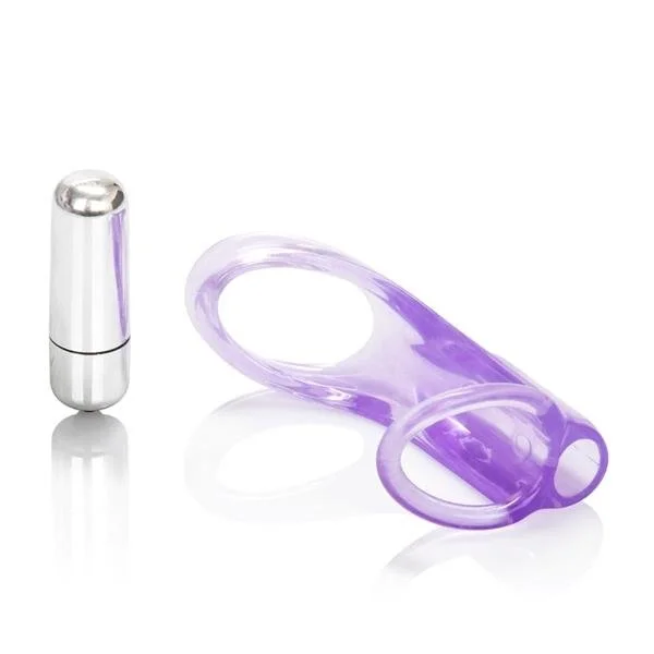 Intimate Pleasure Ring Vibrating Purple Enhancer — image 8 of 8
