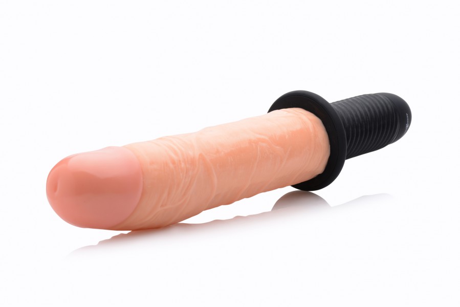 Onslaught 9" Vibrating Cock