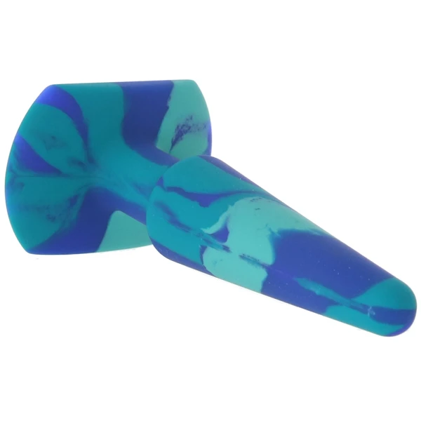 A-Play Groovy Silicone 5" Anal Plug By Doc Johnson - Ocean