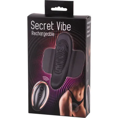 Secret Vibe Black USB Rechargeable Panty Vibe with Remote