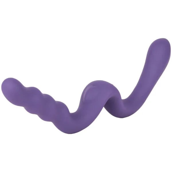 Bondara Wiggle Purple Silicone Double Ended Dildo - 17 Inch — image 4 of 5