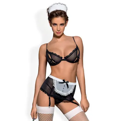Obsessive Maidme 5 Piece Set Black S m