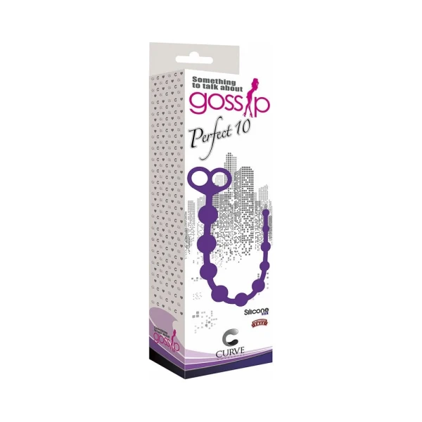 Perfect 10 Silicone Anal Beads