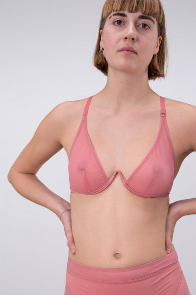 Fast Girls Bra by La Fille d'O - Coral