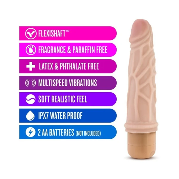 Dr Skin Cock Vibe 3 Realistic Dildo Beige