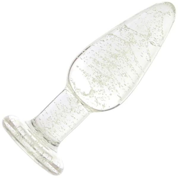 Whipsmart Glow In The Dark Glass Tapered Butt Plug