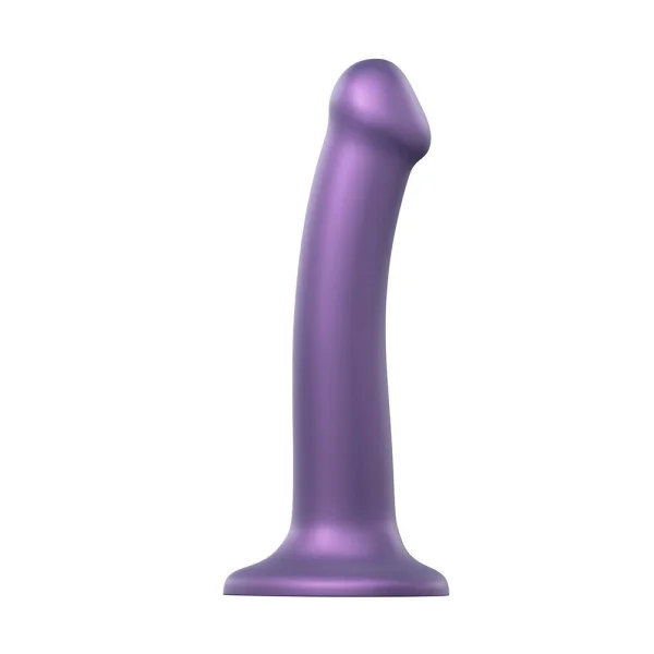 Strap-On-Me Metallic Shine Silicone Dildo