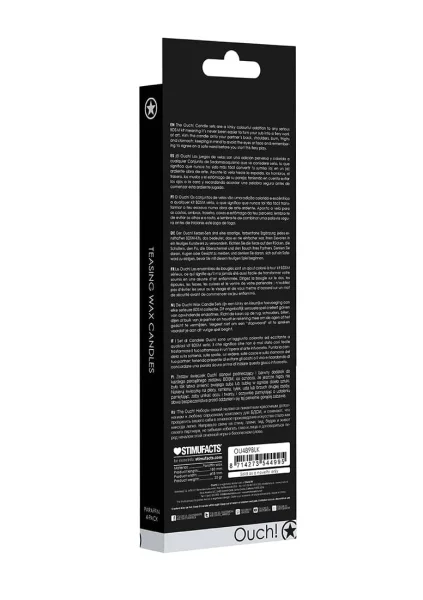 Teasing Wax Candles Large - Blk - 4-Pack