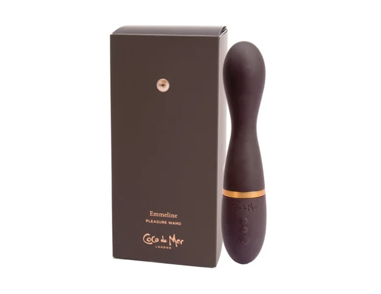 Vibrating Pleasure Wand with Leather Case by Coco De Mer