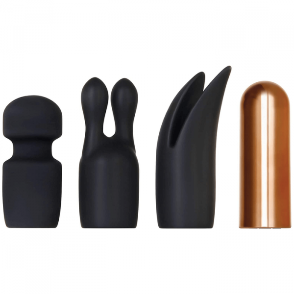 Rechargeable Clit Bullet And Silicone Sleeve Attachment Kit