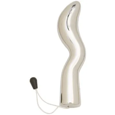 Doc Johnson Reflections Glass Wand Cool Silver