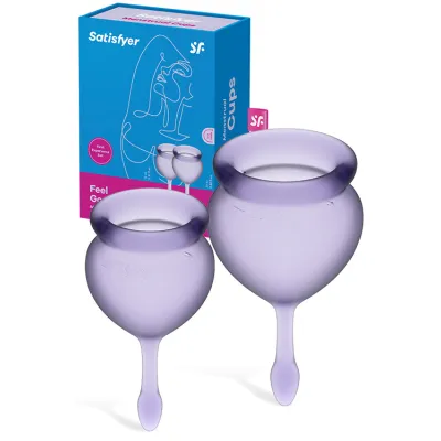 Satisfyer Feel Good Silicone Menstrual Cups 2 Pce