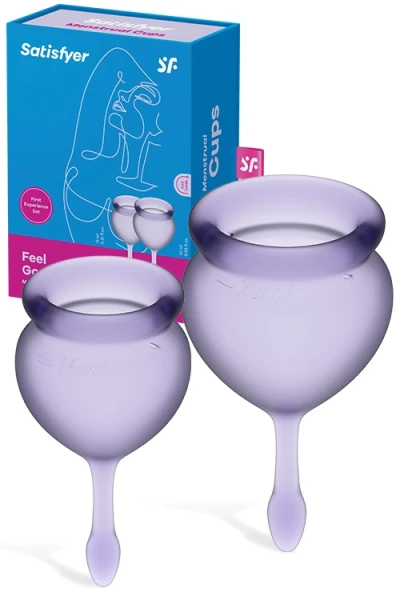 Satisfyer Feel Good Silicone Menstrual Cups (2 Pce)
