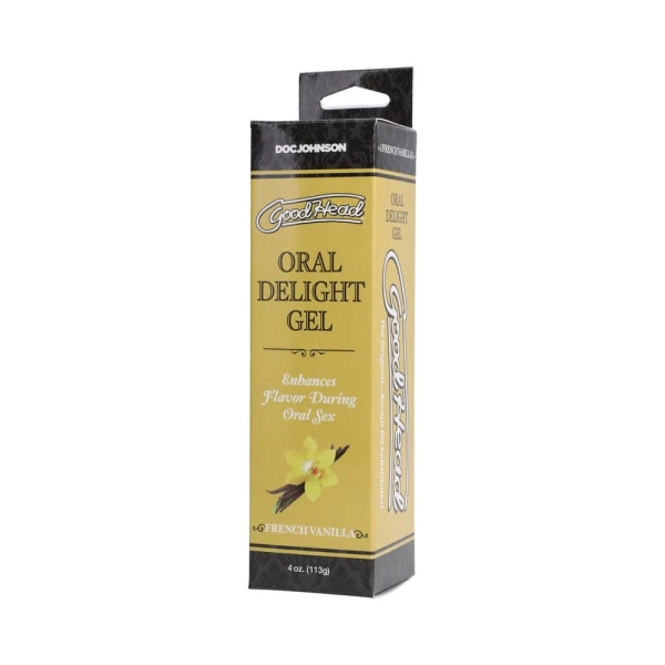 Goodhead Oral Delight Gel French Vanilla 4oz Tube