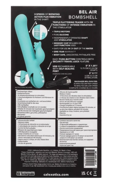 California Dreaming Bel Air Bombshell - Teal