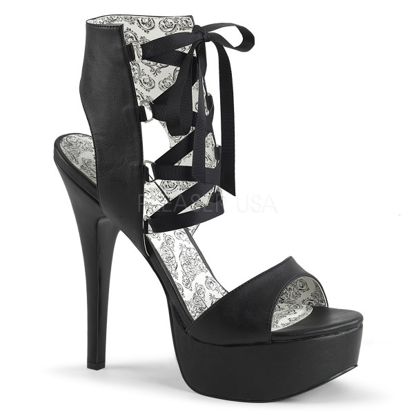 5 3/4 inches Heel, 1 3/4 inches PF Lace-Up Sandal