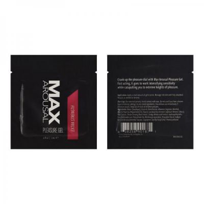 Max Arousal Pleasure Gel Extra Strength Foil 2 Ml 24 Pcs polybag