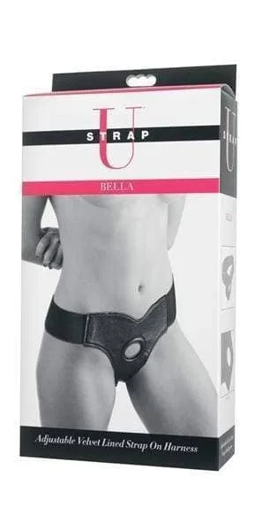 Bella Adjustable Velvet Lined Strap-on Harness