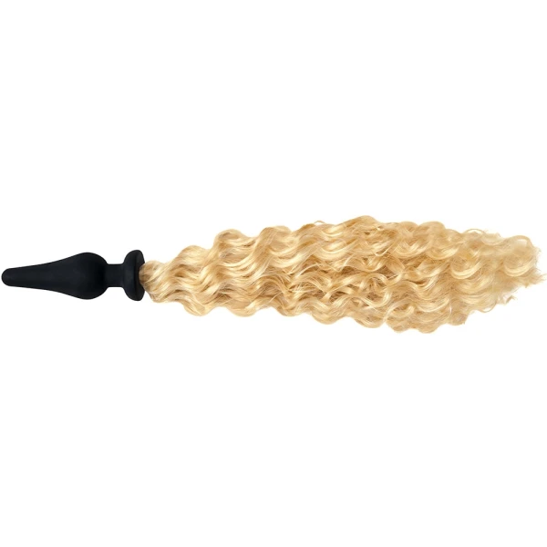 WhipSmart 4 Inch Blonde Pony Tail Plug — image 6 of 6