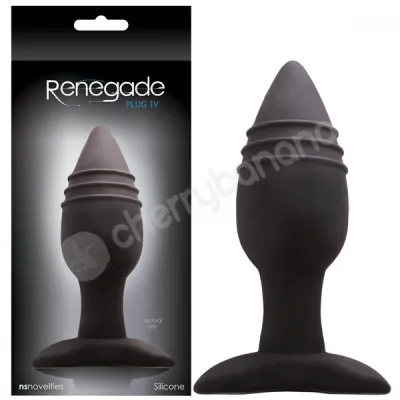 Renegade Plug IV Black Butt Plug
