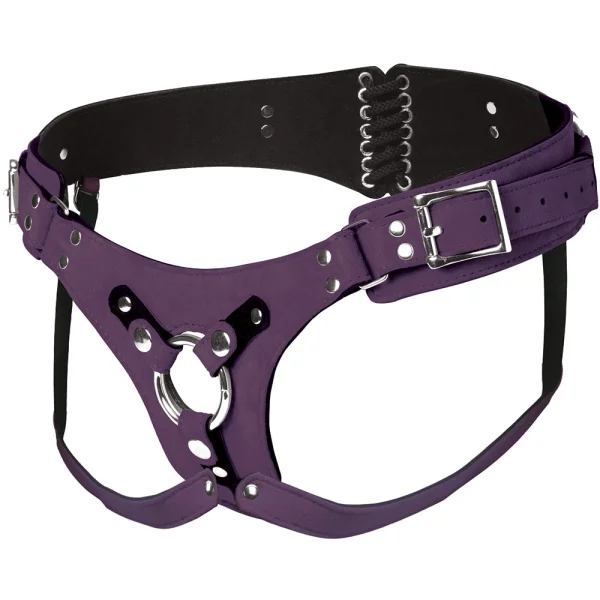 Strap U Bodice Deluxe Leather Corset Harness