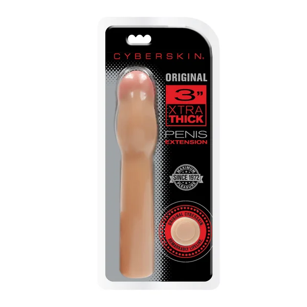 Cyberskin Original 3 Inch Xtra Thick Penis Extension Light — image 8 of 9
