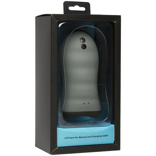Optimale Silicone Auto-heating Stroker Rechargebale Vibrating Black/slate — image 14 of 20