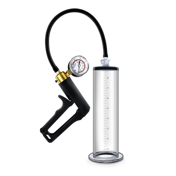 Performance - Vx7 Vacuum Penis Pump With Brass Trigger & Pressure Gauge  -  Clear — image 23 of 24
