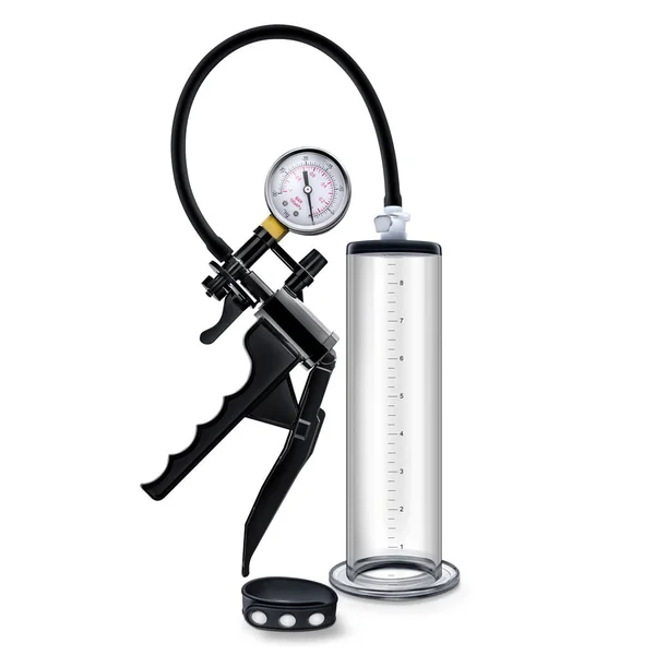 Performance - Vx8 Premium Penis Pump System With Silicone Cock Strap -  Clear — image 19 of 22
