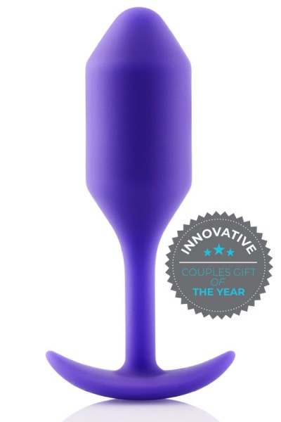 B-Vibe Weighted Silicone 4.3" Snug Butt Plug 2 (114g)