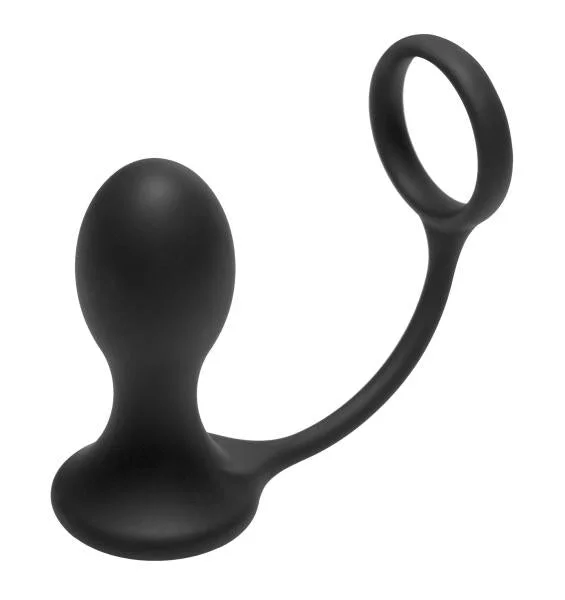 Prostatic Play Rover Silicone Cock Ring Prostate Plug