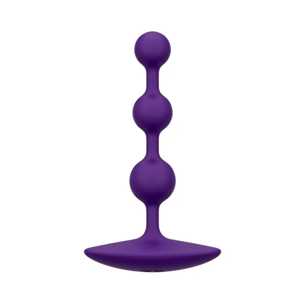 Anal Beads: ROMP Amp Silicone Anal Plug Dark Purple