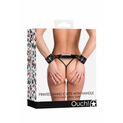 Printed Handcuffs with Handle
